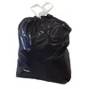 110 Liter, LD-PE Recycling, schwarz, 730 × 1000 + 50 mm, 0,045 mm, Rolle à 10 Säcke. mit blauem Engel zertifiziert