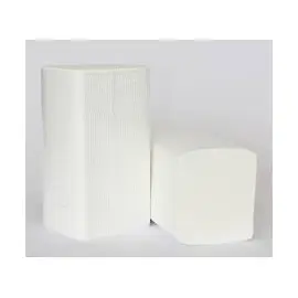 Papierhandtücher W-Falz,  100% Zellstoff, 2-lagig, weiss,  Blattformat 20.6 x 32 cm,  gefaltet 8 x 20.6cm, Karton  zu 3000 Stk., 40 Pack pro Palette, FSC zertifiziert